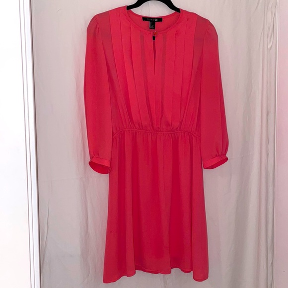 Forever 21 Pink Dress Size L - Picture 1 of 3